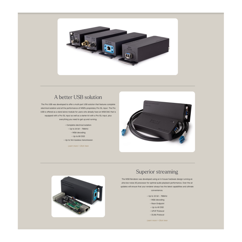 MSB Technology Digital & Analog Input & Output Modules (and all other currently available MSB accessories)