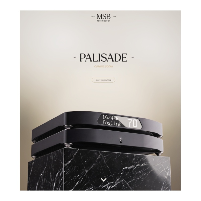 NEW: MSB Palisade DAC (available October 2026)
